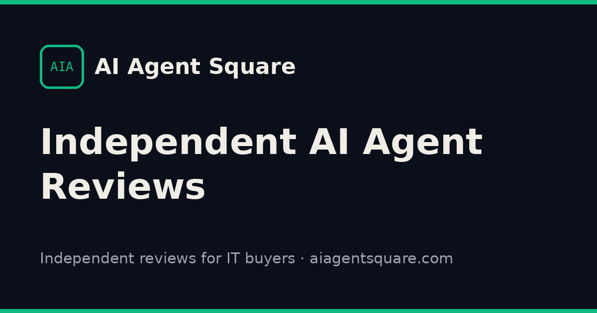 AI Agent Square — Reviews & Comparisons for IT Buyers